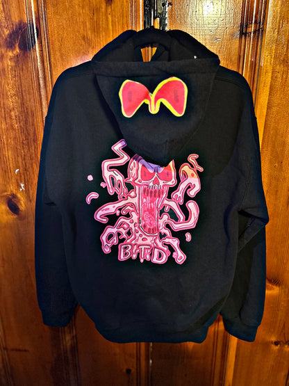 “Neon Nightmare Invader” B.T.Dx2 hoodie