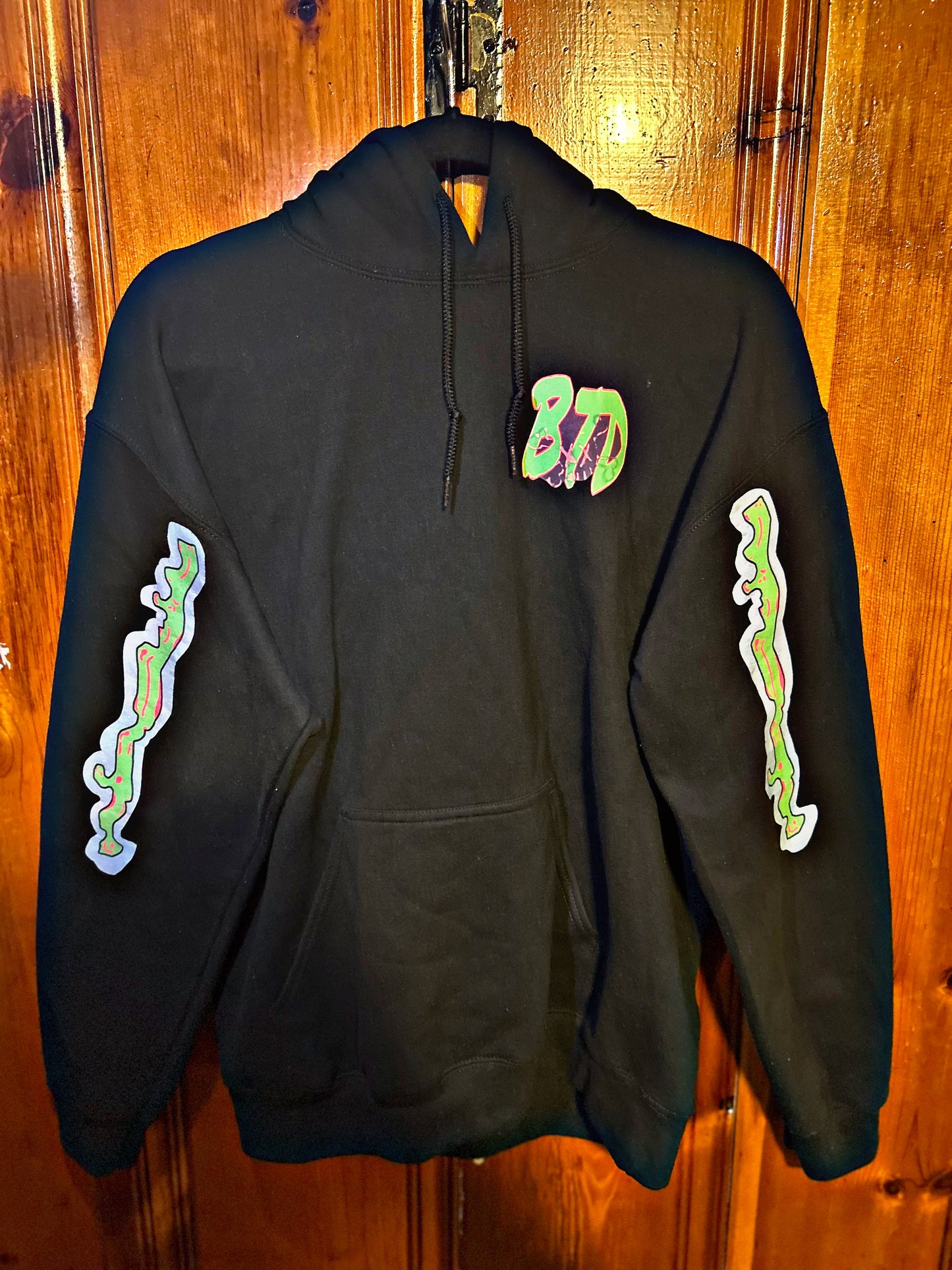 “Neon Nightmare Invader” B.T.Dx2 hoodie