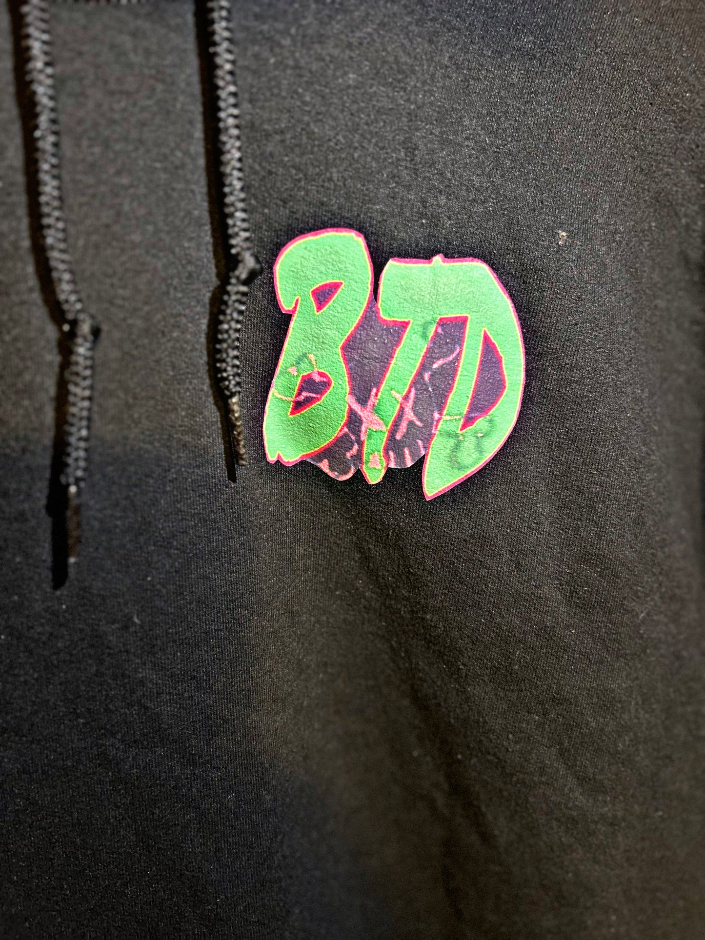 “Neon Nightmare Invader” B.T.Dx2 hoodie