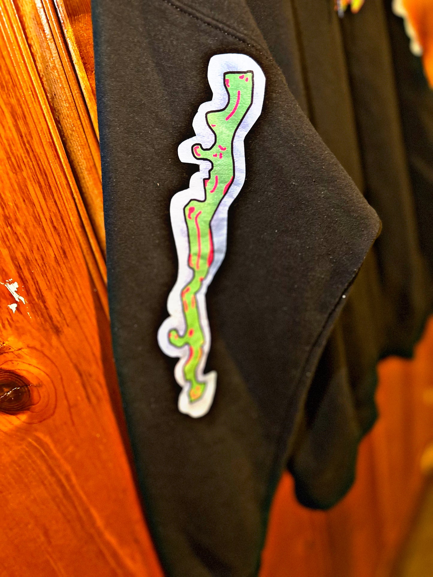 “Neon Nightmare Invader” B.T.Dx2 hoodie