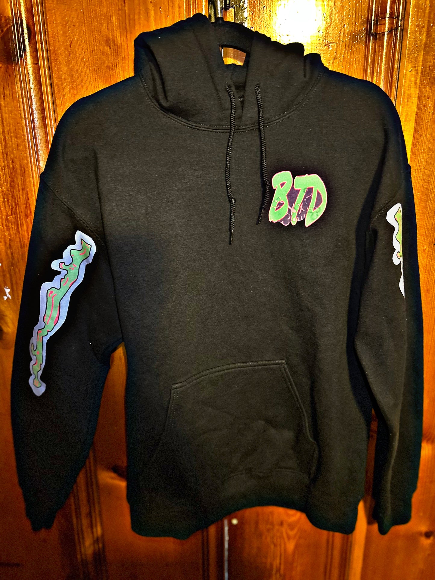 “Neon Nightmare Invader” B.T.Dx2 hoodie